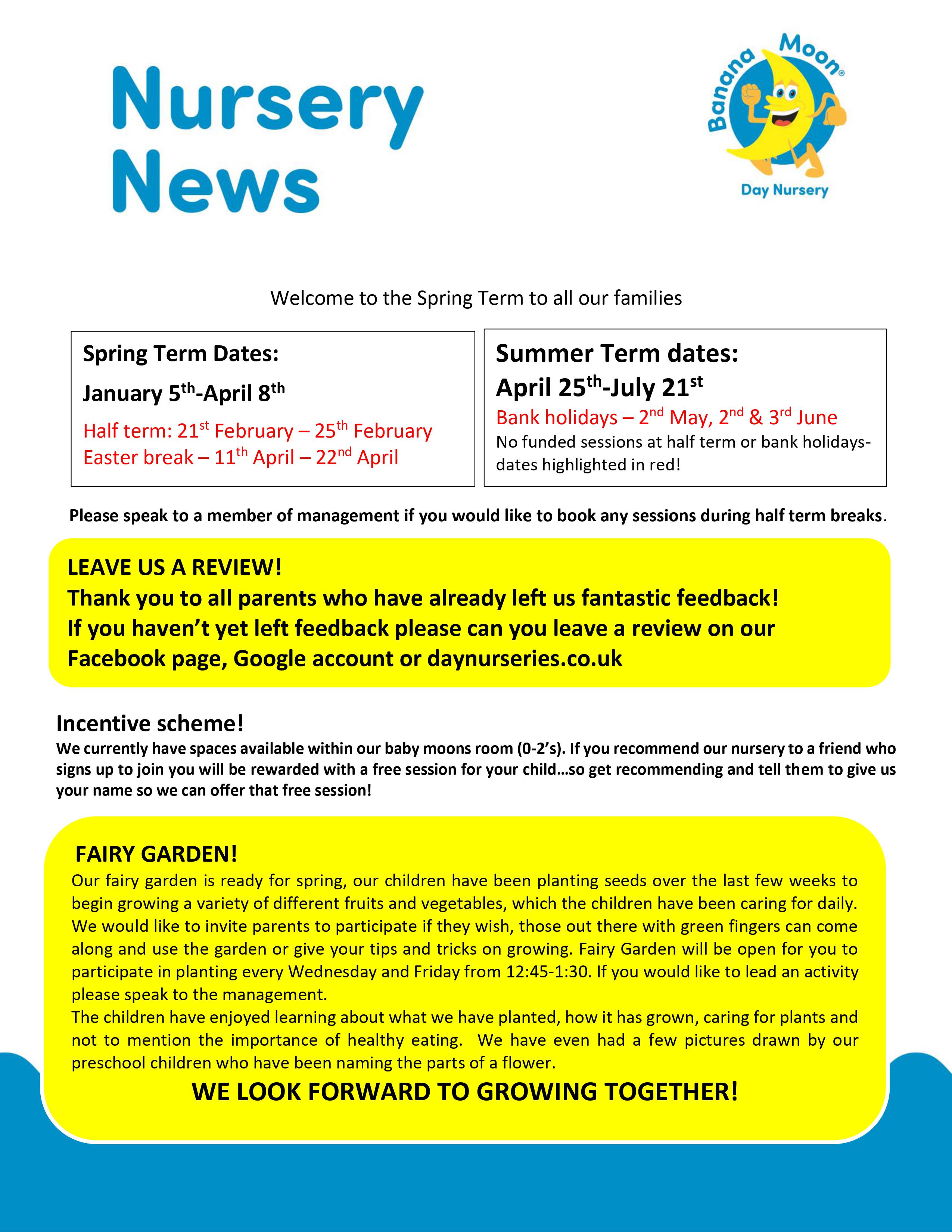 Spring Term Newsletter 2022